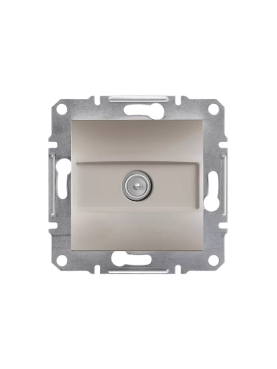 Asfora РОЗЕТКА TV оконечная, механизм, БРОНЗА