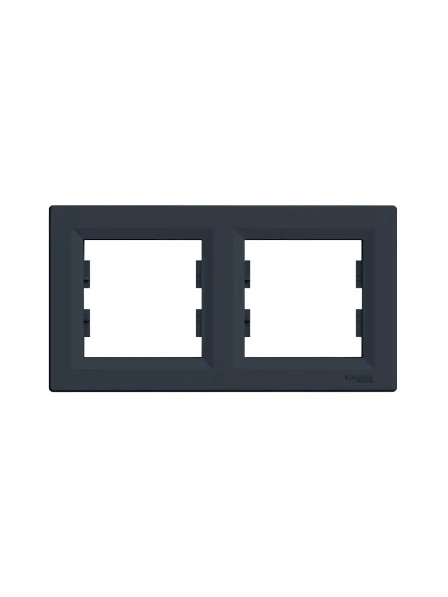 Asfora РАМКА горизонтальная 2-постовая, АНТРАЦИТ