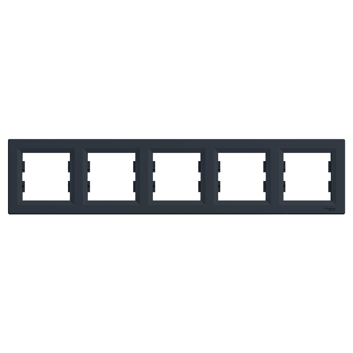 Asfora РАМКА горизонтальная 5-постовая, АНТРАЦИТ