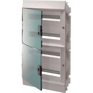 Встраиваемый электрощит Practibox S, 4 ряда по 18 модулей, цвет дымчатый