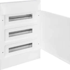 Навесной электрощит Practibox S, 3 ряда по 18 модулей, цвет белый