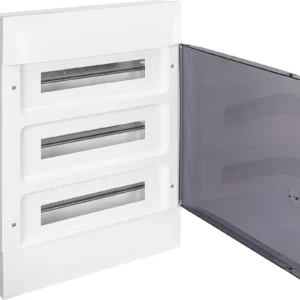 Навесной электрощит Practibox S, 3 ряда по 18 модулей, цвет дымчатый