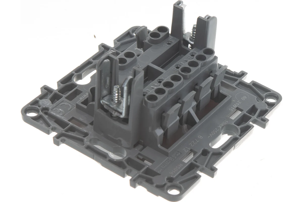 Переключатель двухклавишный Legrand Etika 10А автоматический белого цвета — изображение 4