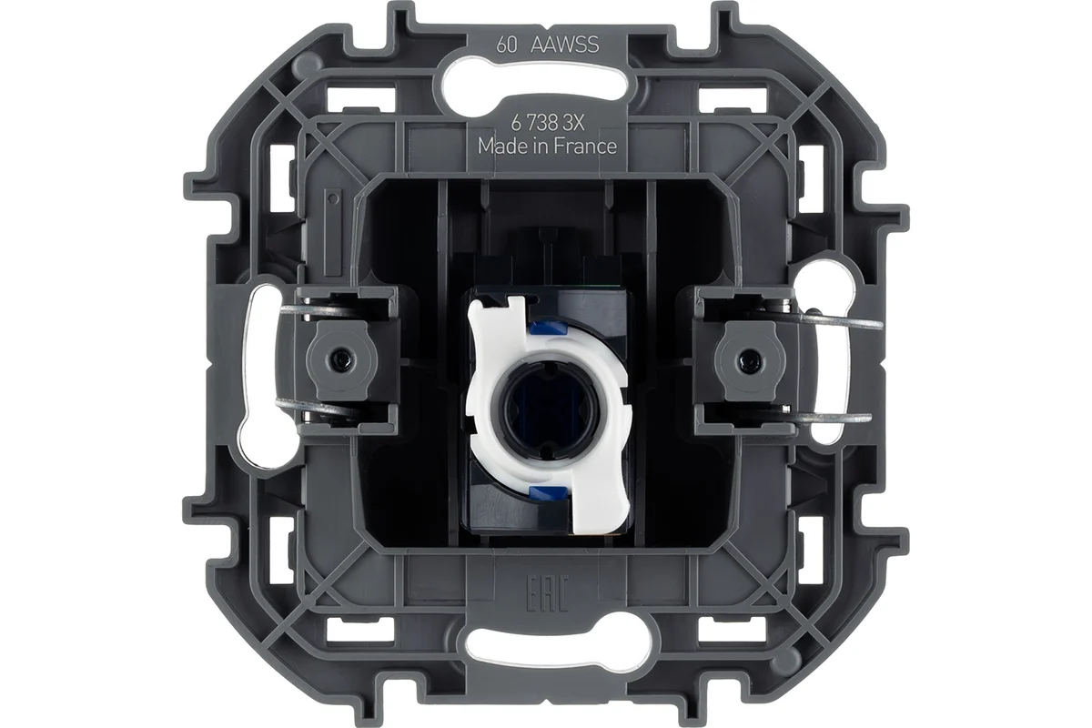 Сетевая розетка RJ45 Cat6 UTP Legrand INSPIRIA, цвет алюминий — изображение 2