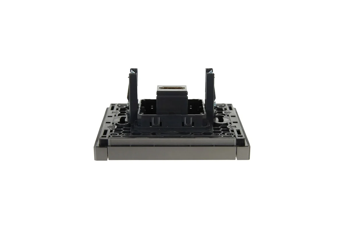 Розетка HDMI FORTEPIANO, цвет Сталь (FP540) — изображение 2