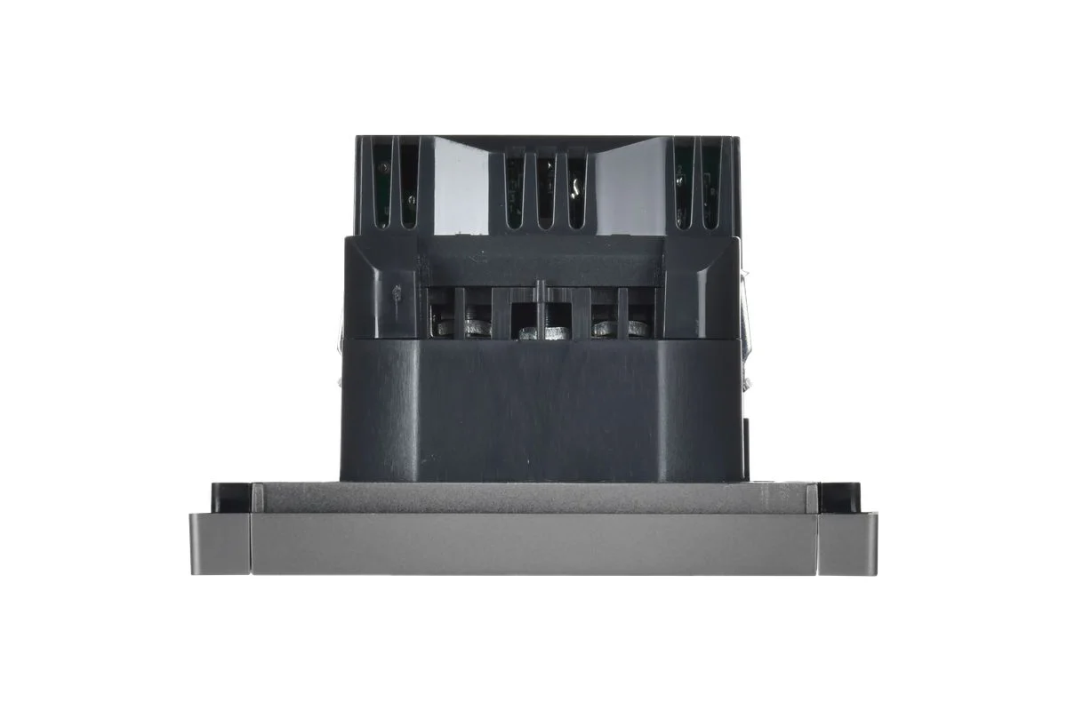 Розетка FORTEPIANO 16А с 2xUSB (Type A+C) 3.1А, с заземлением и шторками, цвет Сталь (FP545) — изображение 3