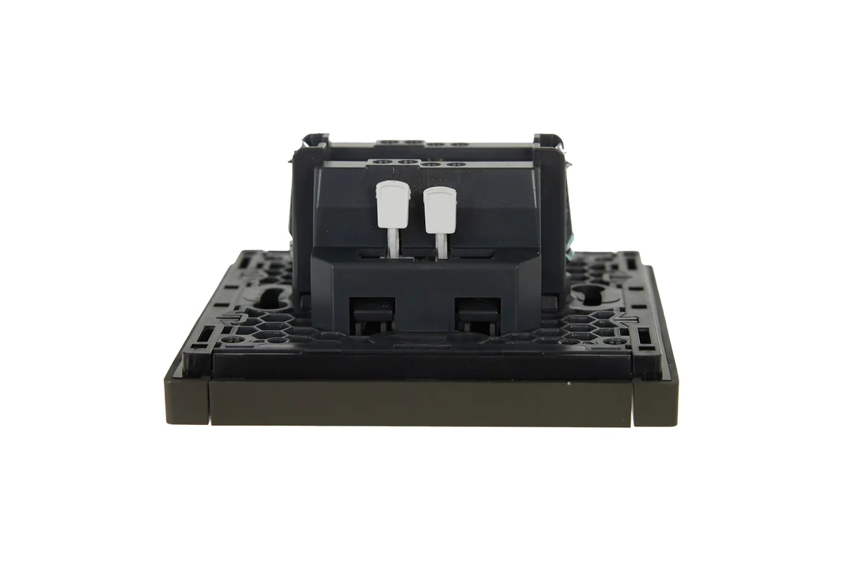 Выключатель 1-клавишный IEK FORTEPIANO 10А FP301 серый — изображение 3